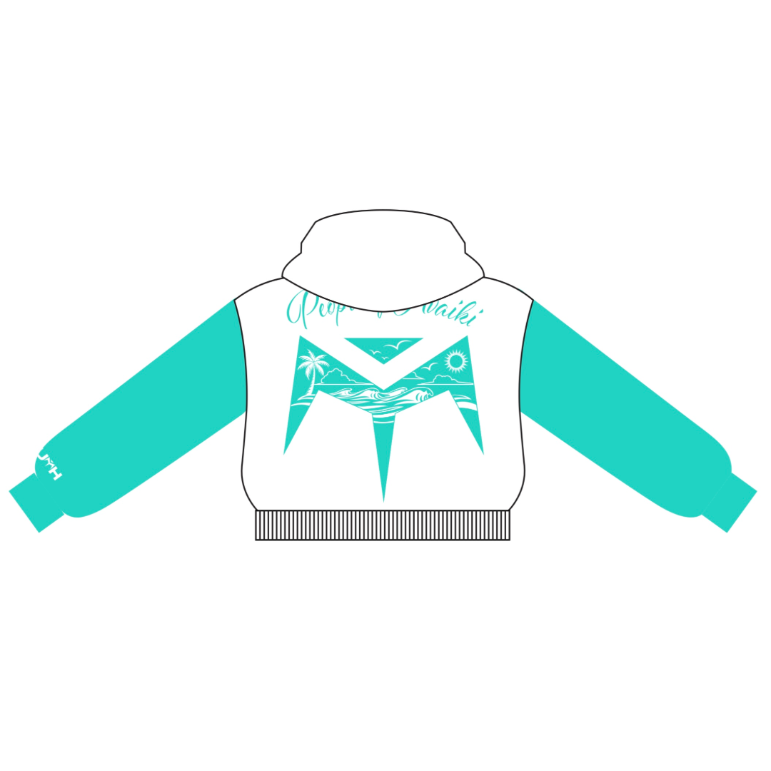 Manu Crop Zip Hood